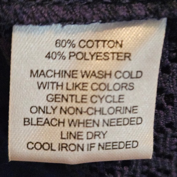 Women's Navy‎ Blue MV Sport Moose Graphic 3/4 Sleeve Lace Back Shirt Size XL - Picture 5 of 6